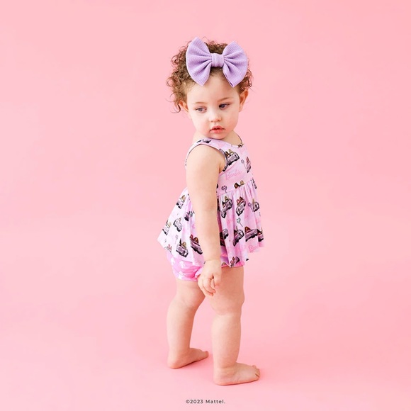 Posh Peanut Cruisin Barbie Peplum & Bummie Set - Picture 2 of 3